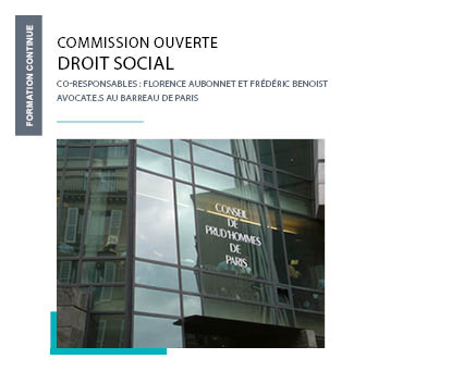 Commission ouverte droit social