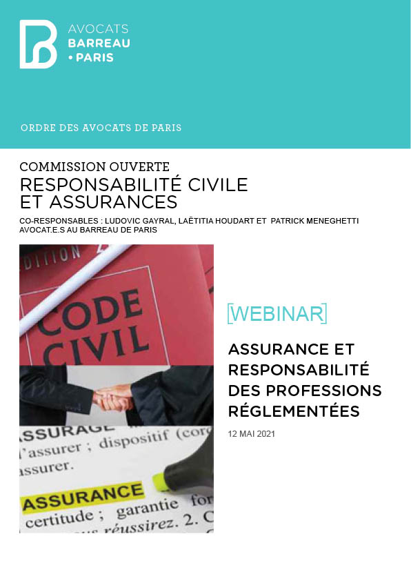 Assurance et responsabilité des professions réglementées