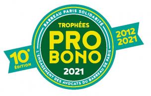 Logo Trophées pro bono 2021