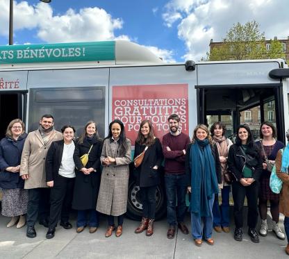 Inauguration du nouveau Bus de la solidarité